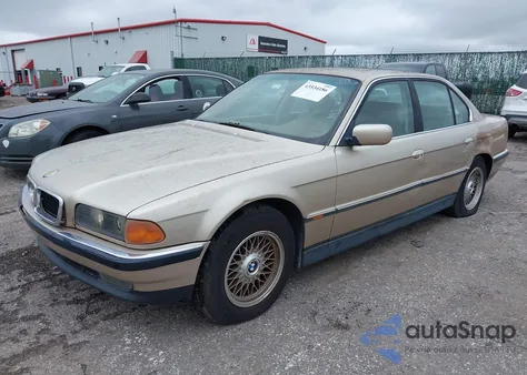 1998 BMW 740Ia from USA, damaged, VIN WBAGF8322WDL53511